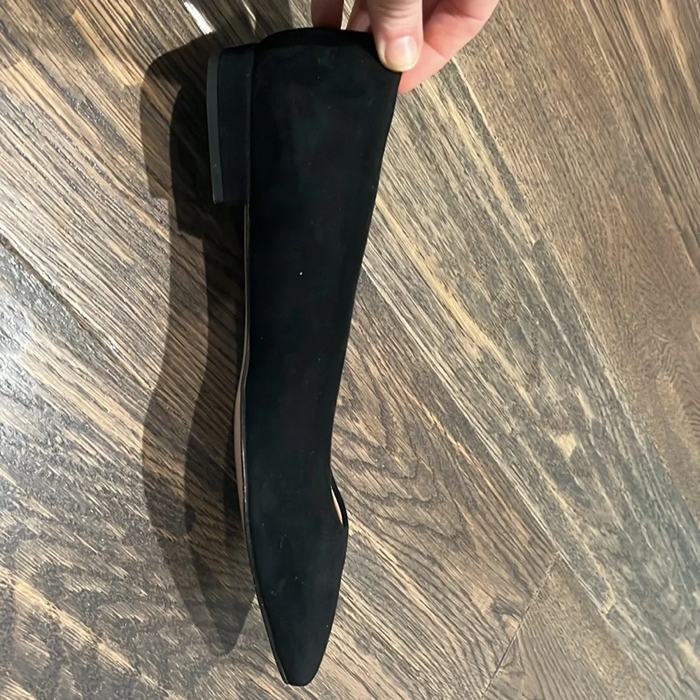 J. Crew Black Pointed Toe Flats